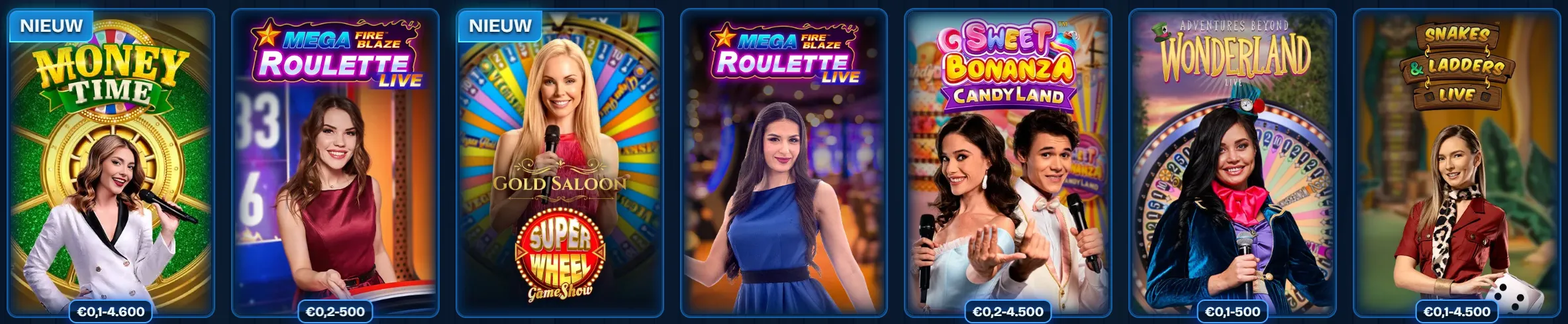 Game Shows in Live Casino Betenza Casino