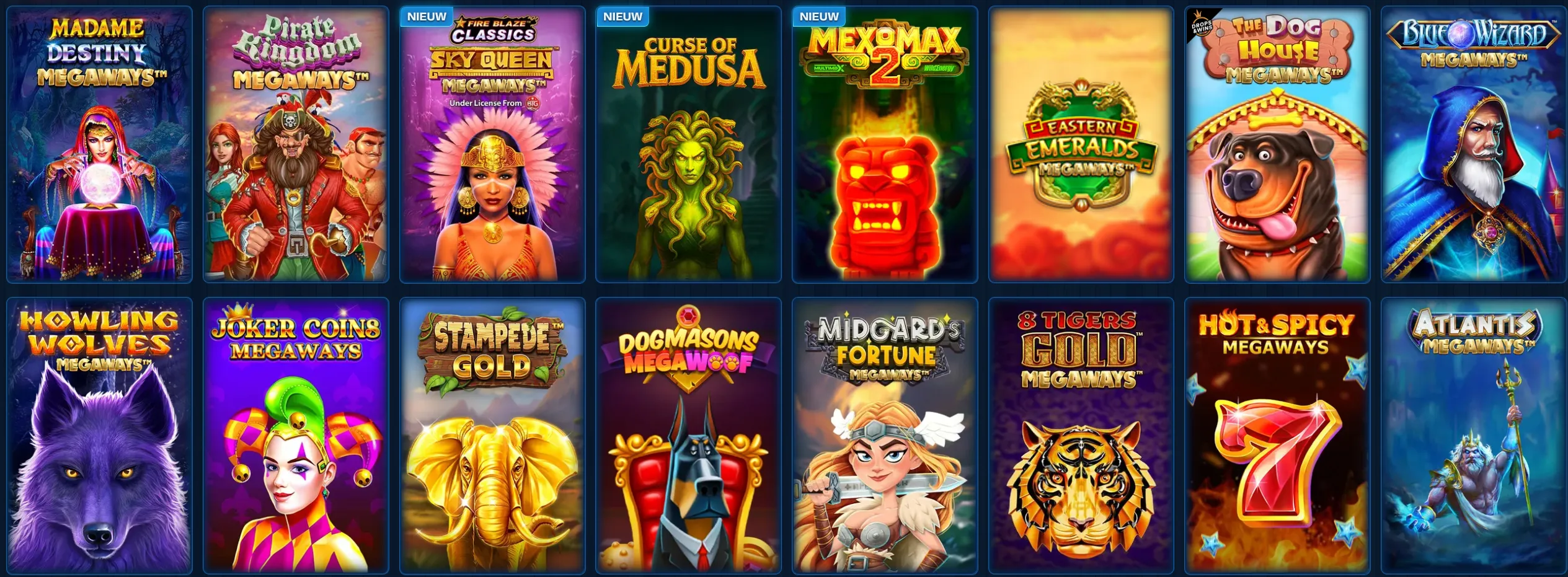 Megaways Betenza Casino spellen